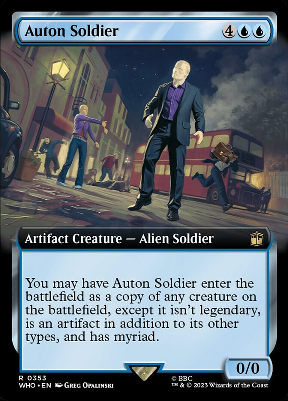 Auton Soldier (Extended Art) | Inglés | NM | WHO 1