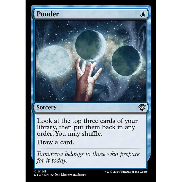 Ponder | Inglés | NM | OTC 1