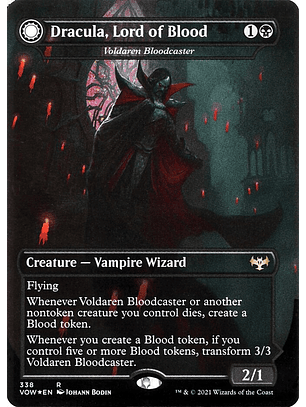 Voldaren Bloodcaster // Bloodbat Summoner (Borderless) | Inglés | NM | VOW