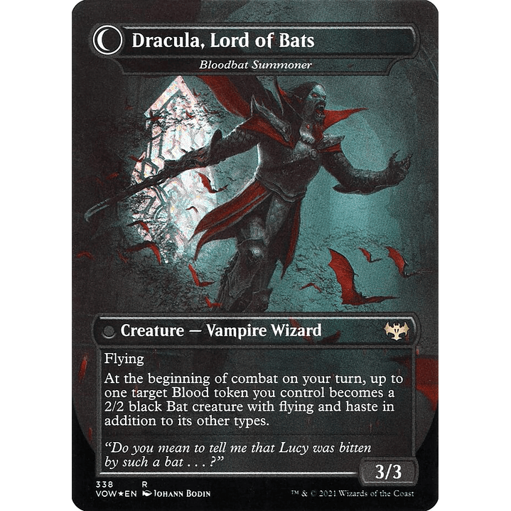 Voldaren Bloodcaster // Bloodbat Summoner (Borderless) | Inglés | NM | VOW 2