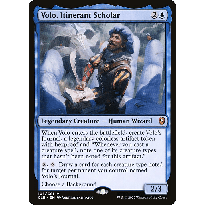 Volo, Itinerant Scholar | Inglés | VG | CLB 1