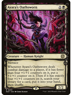 Ayara's Oathsworn (Showcase) | Inglés | NM | MAT