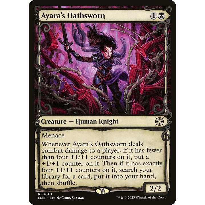Ayara's Oathsworn (Showcase) | Inglés | NM | MAT 1