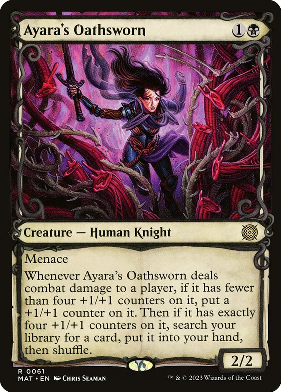 Ayara's Oathsworn (Showcase) | Inglés | NM | MAT 1