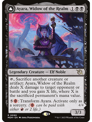 Ayara, Widow of the Realm // Ayara, Furnace Queen | Inglés | NM | MOM