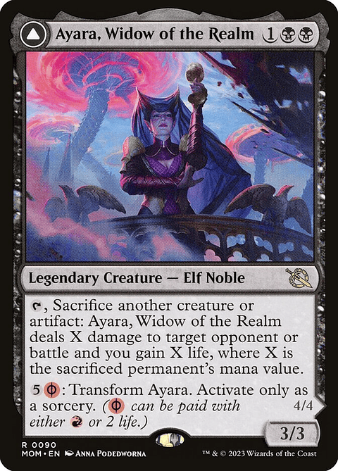 Ayara, Widow of the Realm // Ayara, Furnace Queen | Inglés | NM | MOM