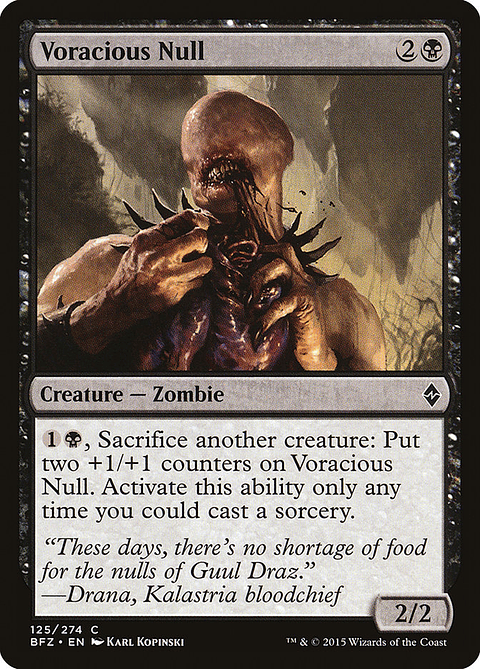 Voracious Null | Inglés | EX | BFZ