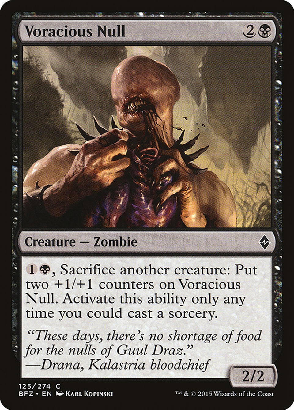 Voracious Null | Inglés | EX | BFZ 1