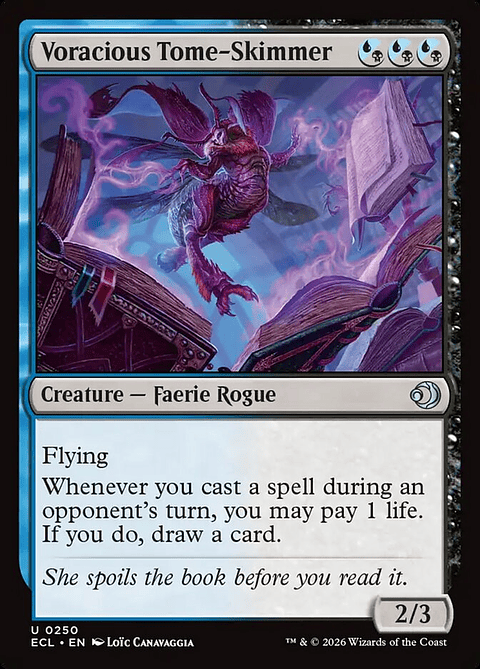Voracious Tome-Skimmer (foil) | Inglés | NM | ECL