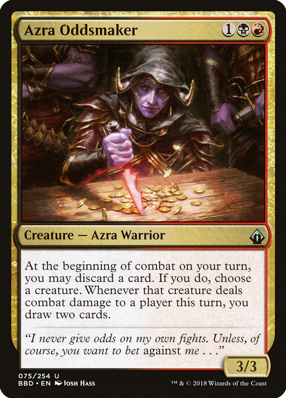 Azra Oddsmaker | Inglés | NM | BBD 1