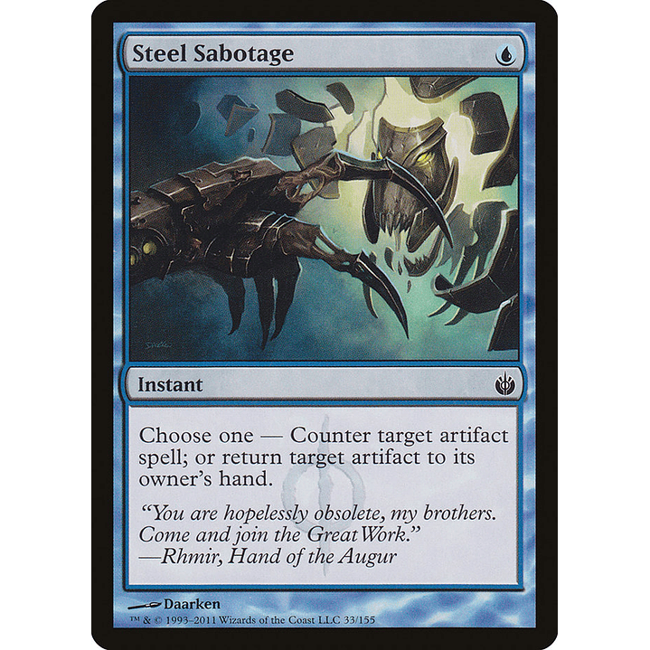 Steel Sabotage | Inglés | NM | MBS 1