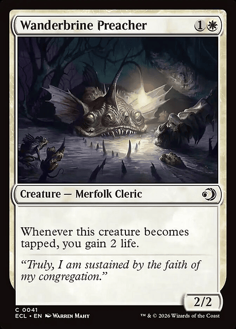 Wanderbrine Preacher (foil) | Inglés | NM | ECL