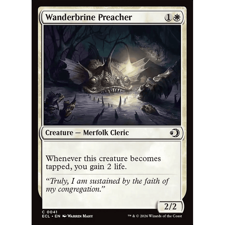 Wanderbrine Preacher (foil) | Inglés | NM | ECL 1