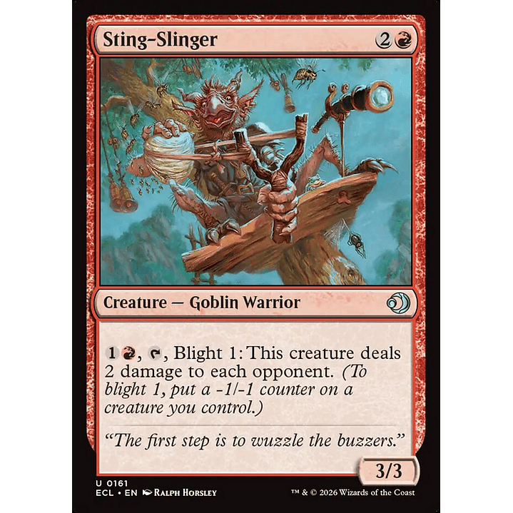 Sting-Slinger (foil) | Inglés | NM | ECL 1
