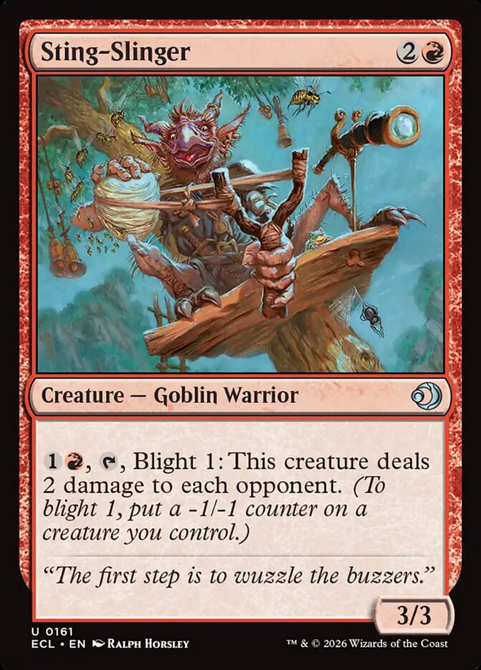 Sting-Slinger (foil) | Inglés | NM | ECL 1