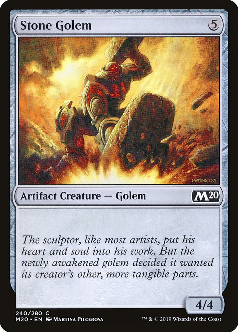 Stone Golem | Inglés | NM | M20 1