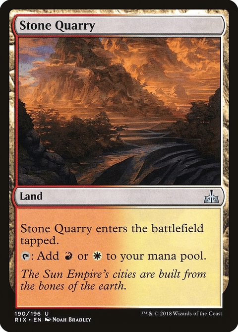 Stone Quarry | Inglés | EX | RIX