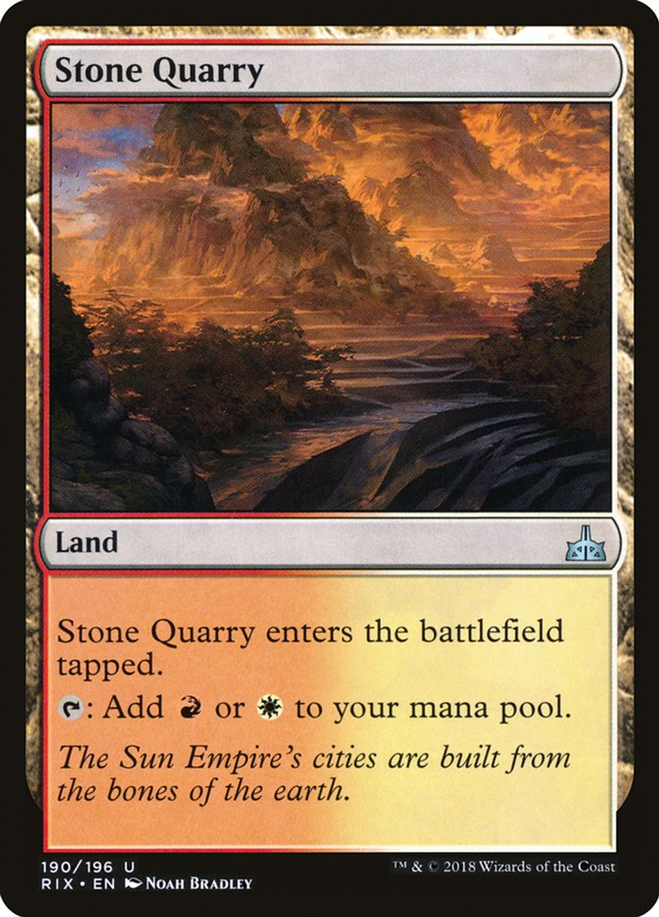 Stone Quarry | Inglés | EX | RIX 1