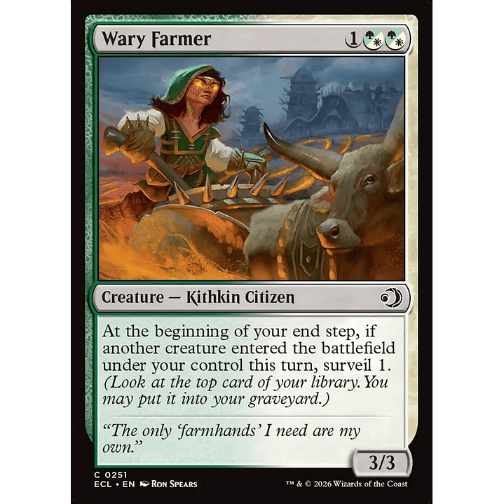 Wary Farmer (foil) | Inglés | NM | ECL 1