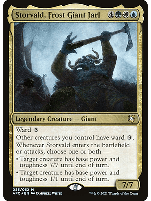 Storvald, Frost Giant Jarl (foil) | Inglés | NM | AFC