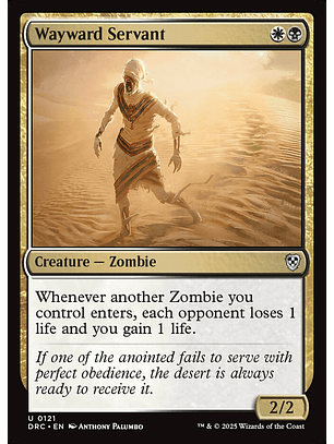 Wayward Servant | Español | NM | DRC
