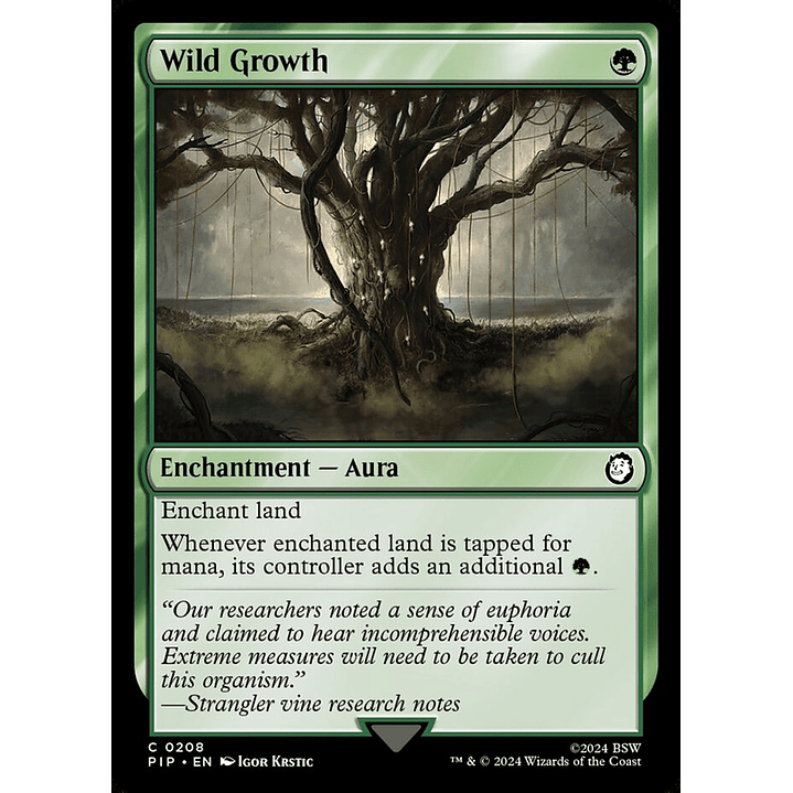 Wild Growth | Inglés | NM | PIP 1