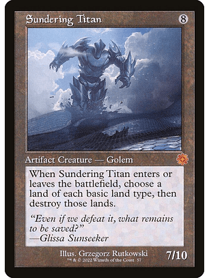 Sundering Titan (Retro Frame) | Inglés | NM | BRR