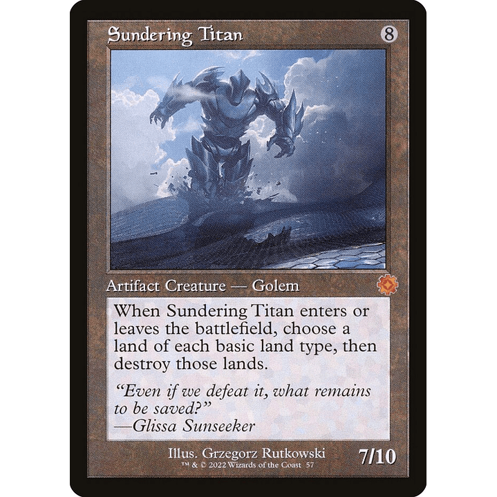Sundering Titan (Retro Frame) | Inglés | NM | BRR 1