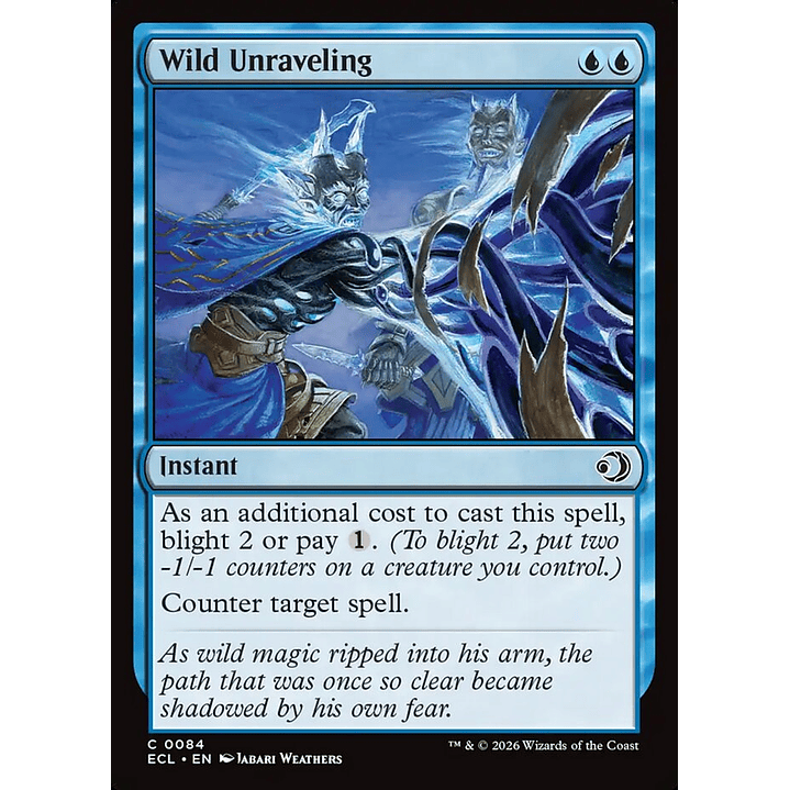 Wild Unraveling (foil) | Inglés | NM | ECL 1