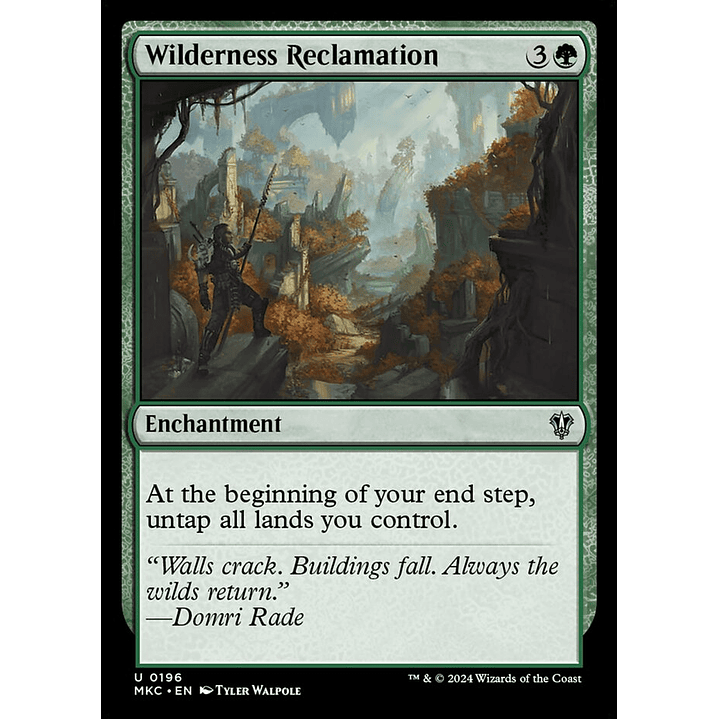 Wilderness Reclamation | Inglés | NM | MKC 1