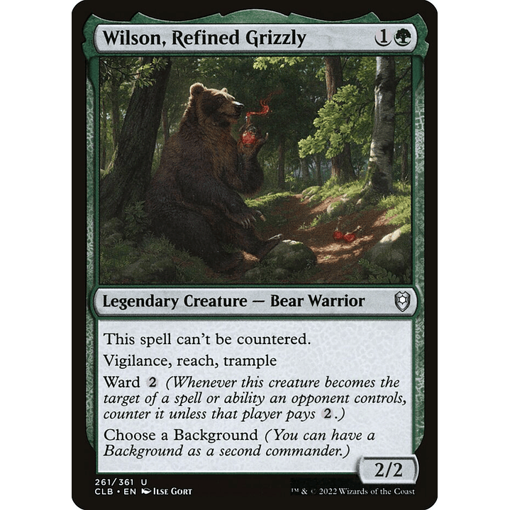 Wilson, Refined Grizzly | Inglés | NM | CLB 1