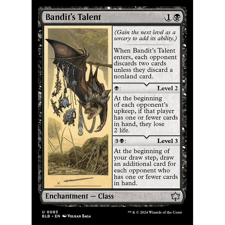 Bandit's Talent | Inglés | NM | BLB 1