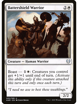 Battershield Warrior (foil) | Inglés | NM | KHM