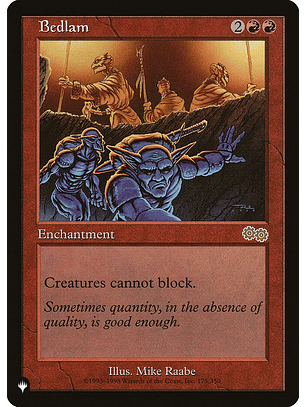 Bedlam (Retro Frame) | Inglés | VG | PLST