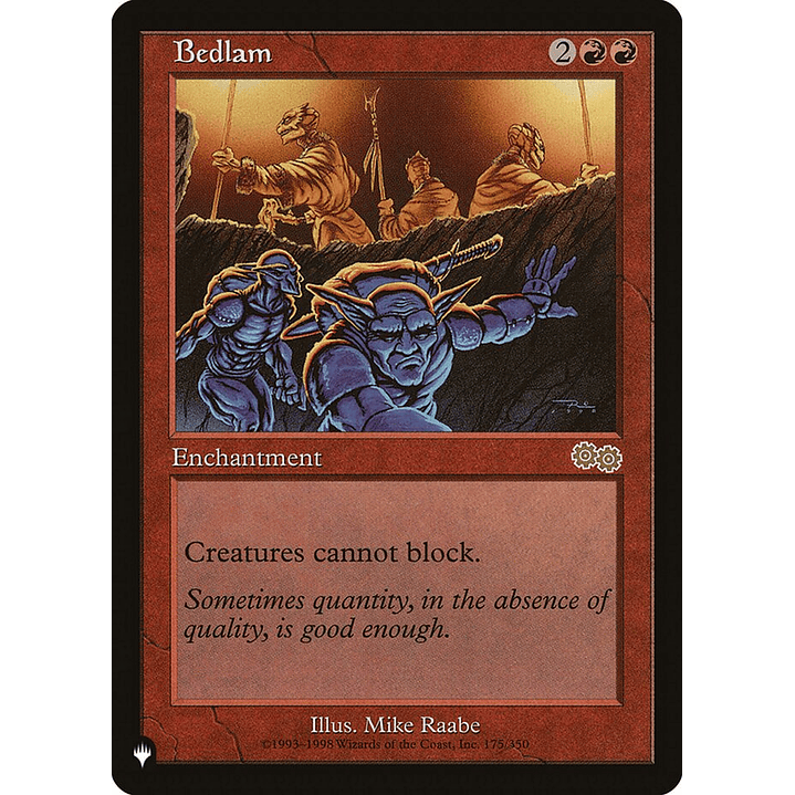 Bedlam (Retro Frame) | Inglés | VG | PLST 1