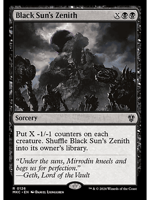 Black Sun's Zenith | Inglés | NM | MKC