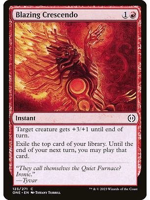 Blazing Crescendo | Inglés | NM | ONE