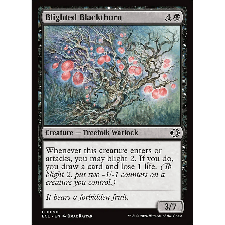 Blighted Blackthorn (foil) | Inglés | NM | ECL 1