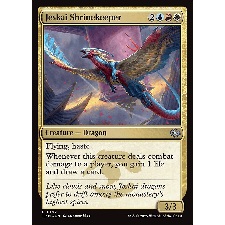 Jeskai Shrinekeeper | Inglés | NM | TDM 1