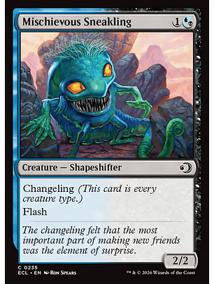 Mischievous Sneakling (foil) | Inglés | NM | ECL