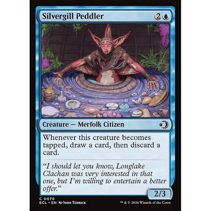Silvergill Peddler (foil) | Inglés | NM | ECL 1