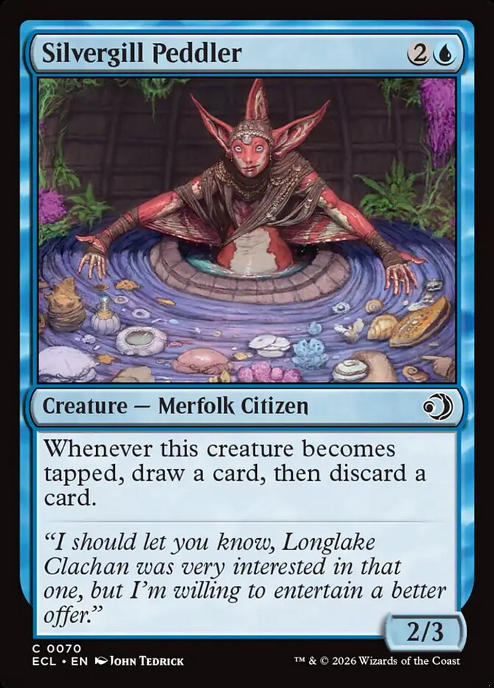 Silvergill Peddler (foil) | Inglés | NM | ECL 1