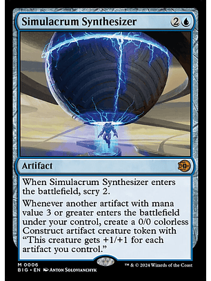 Simulacrum Synthesizer | Inglés | NM | BIG