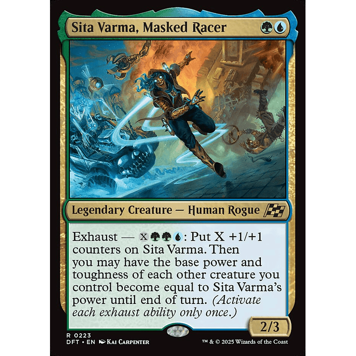 Sita Varma, Masked Racer | Inglés | NM | DFT 1