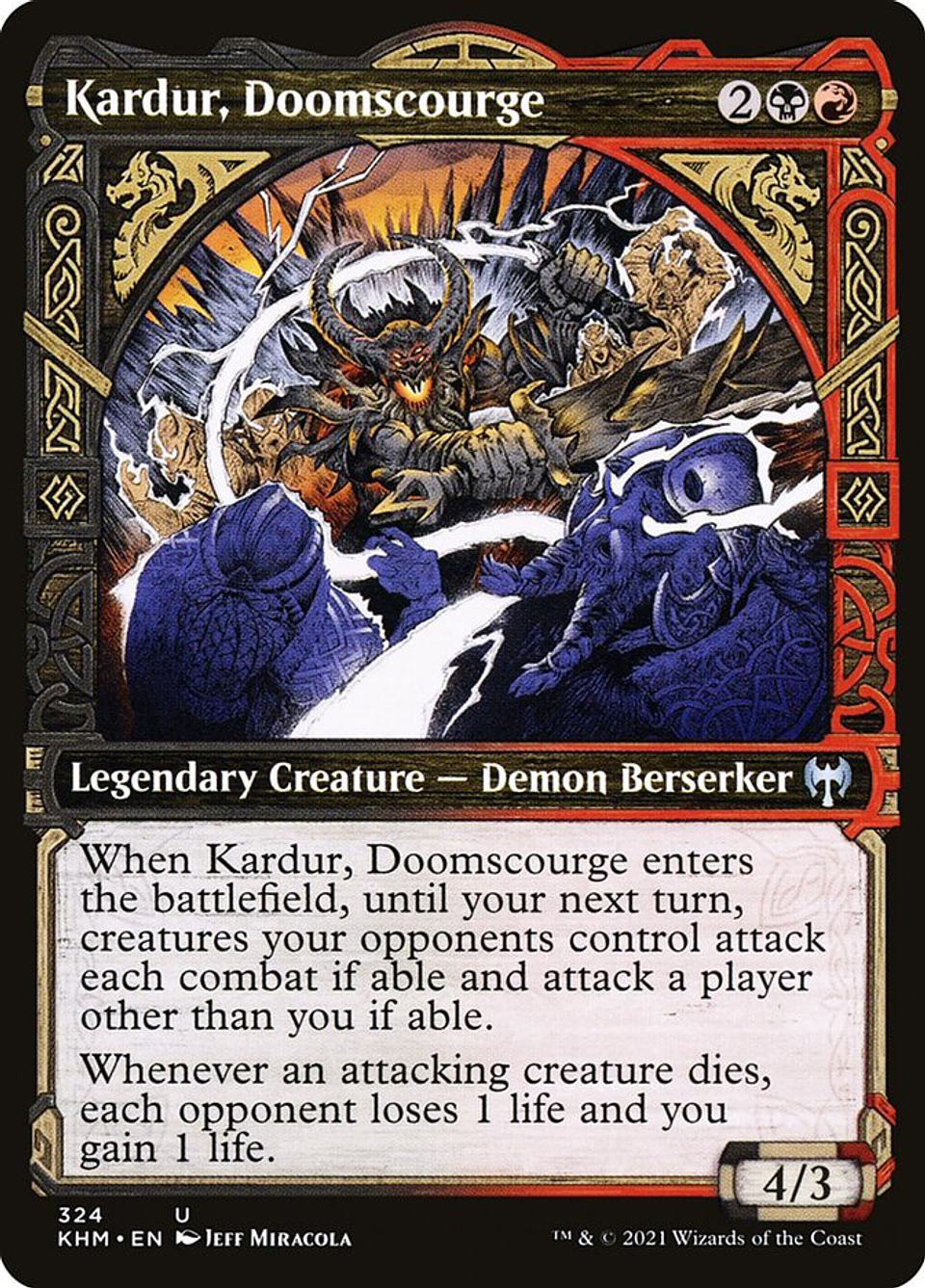 Kardur, Doomscourge (Showcase) | Inglés | NM | KHM 1