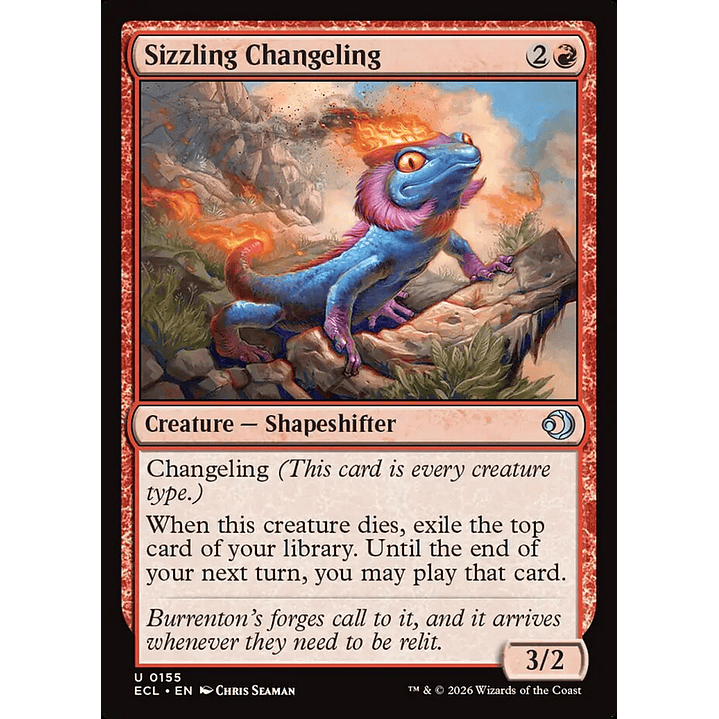 Sizzling Changeling | Inglés | NM | ECL 1