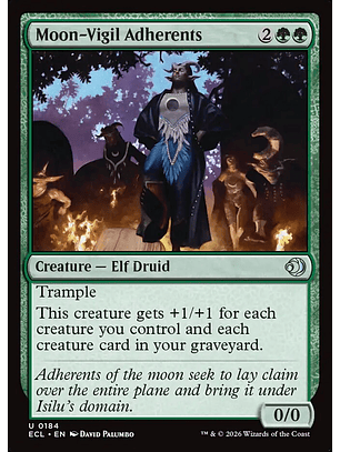 Moon-Vigil Adherents (foil) | Inglés | NM | ECL