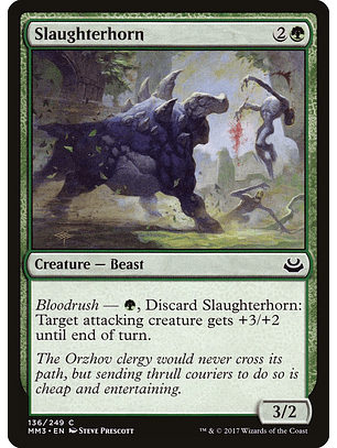 Slaughterhorn | Inglés | EX | MM3