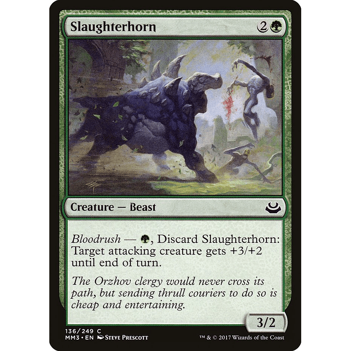 Slaughterhorn | Inglés | EX | MM3 1