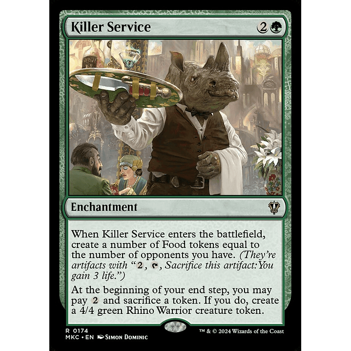 Killer Service | Inglés | NM | MKC 1